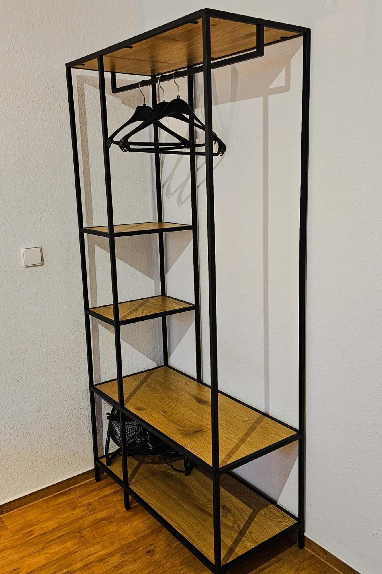 Ecocube Apartment2 Meppen14, Balkon, Kueche, Waschmaschine Bilik gambar