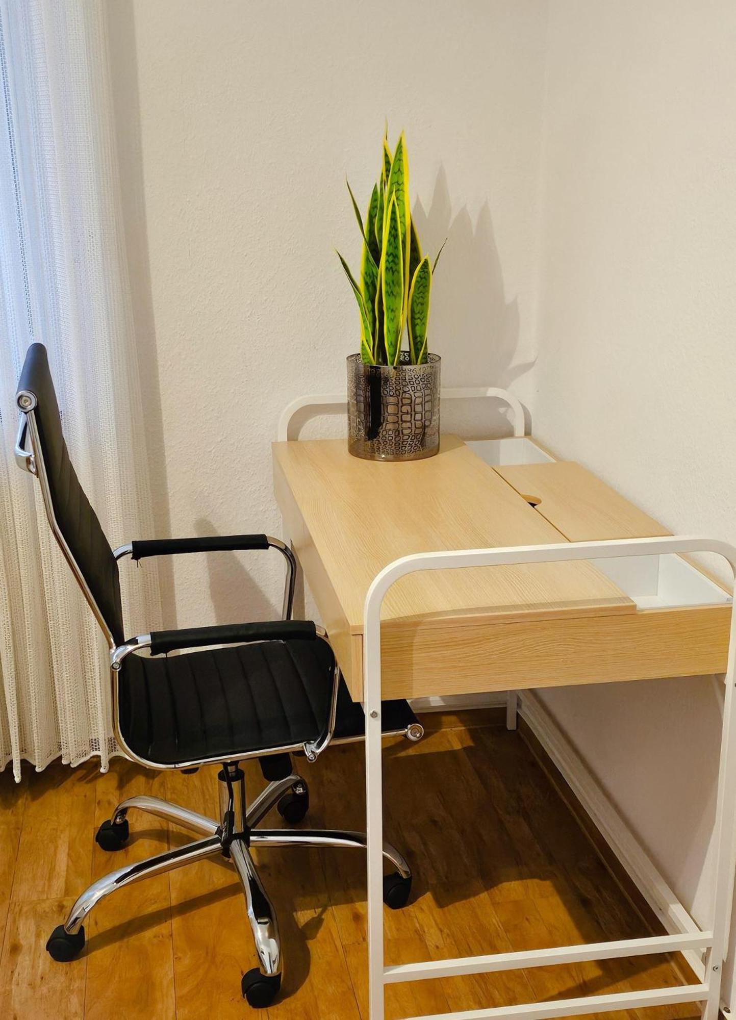 Ecocube Apartment2 Meppen14, Balkon, Kueche, Waschmaschine Bilik gambar