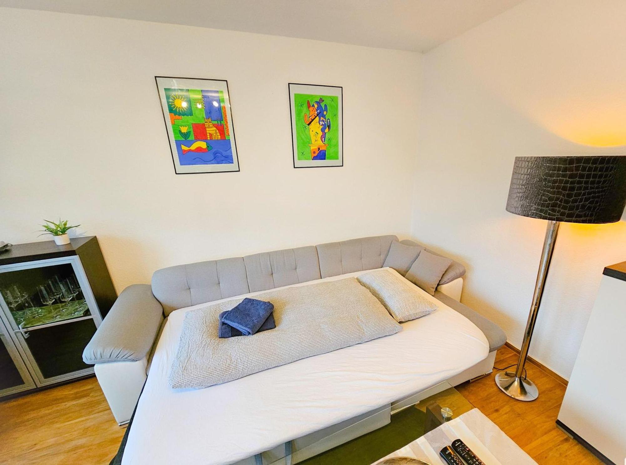 Ecocube Apartment2 Meppen14, Balkon, Kueche, Waschmaschine Luaran gambar